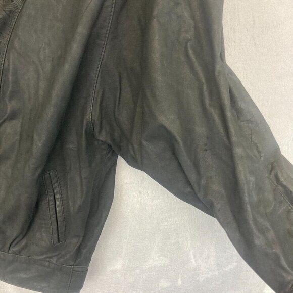 Vintage 80s 90s Gino di Giorgio Comit Leather Bomber Jacket Mens Medium Retro - Picture 12 of 16